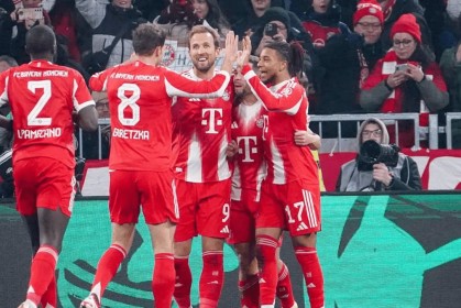 开云体育入口-拜仁场均近4球领跑欧洲，有望冲击五大联赛单季进球历史纪录